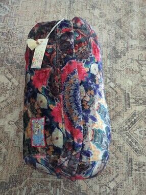 Johnny Was Laurel Canyon Cozy Reversible Blanket Travel Bag Twin Patchwork Boho